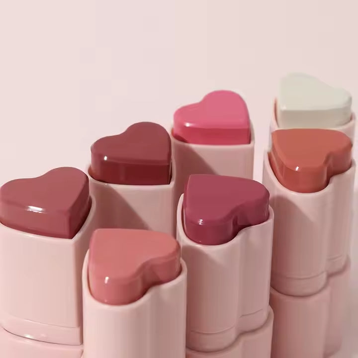 Heart Shape Creamy Blush Stick