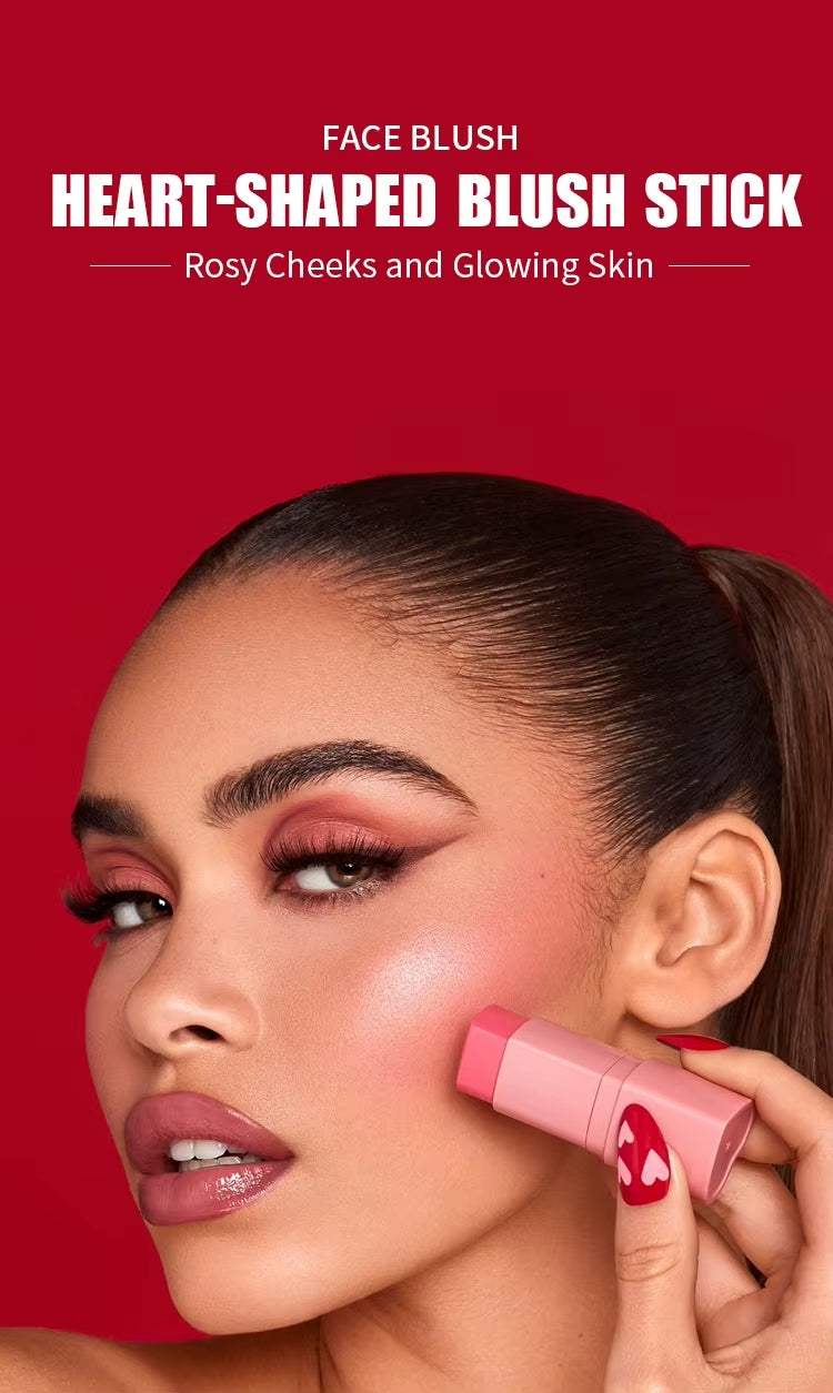 Heart Shape Creamy Blush Stick
