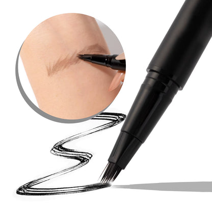 Angled Eyebrow Pencil with 15 Degree Tip Offers Smooth Application Hairlike Results Square Brush Custom and Wholesale